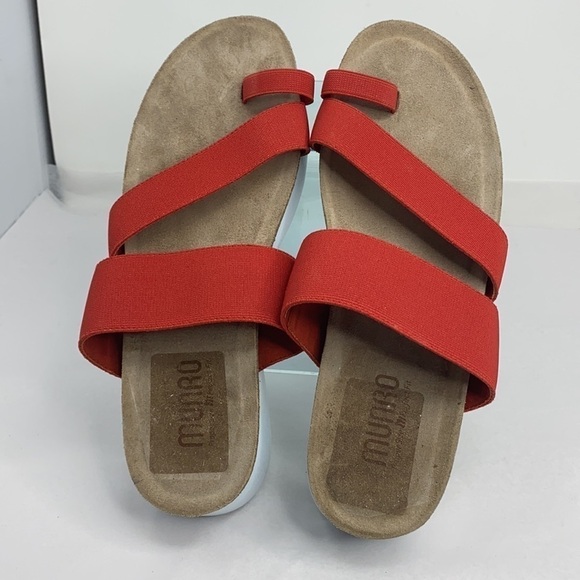 Munro Sz 8.5M Aries II Platform Red Sandals - Picture 6 of 6